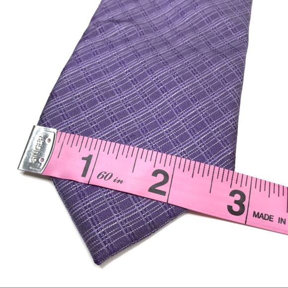 3/$30 Calvin Klein | Extreme Slim Purple Necktie - Picture 3 of 5